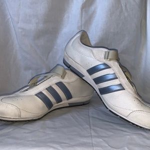 Adidas Ayanna Lux Trainers Shoes 9.5 White Blue
